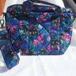 Lug Dory Mini in Whimsy Black (Vibrant Blue & Pink Hues)